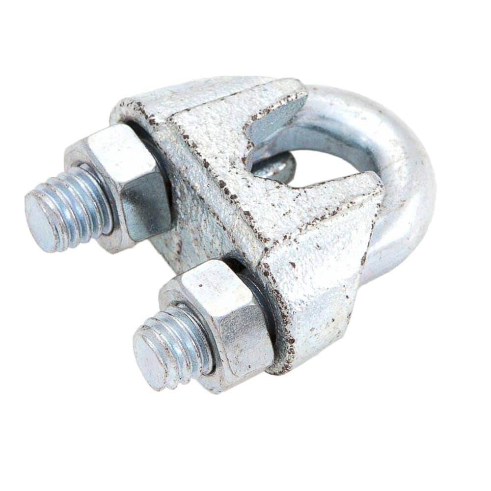 61025 Wire Rope Clips, Zinc-Plated